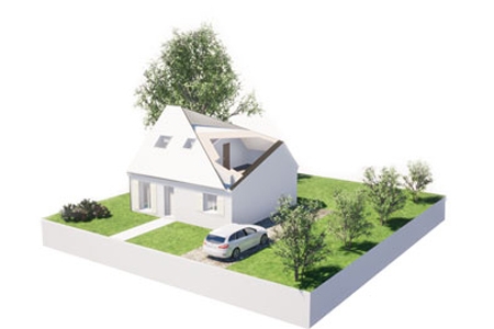 Illustration d'un aménagement de combles