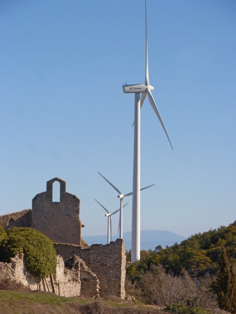 Déclaration spécifique pour une éolienne
