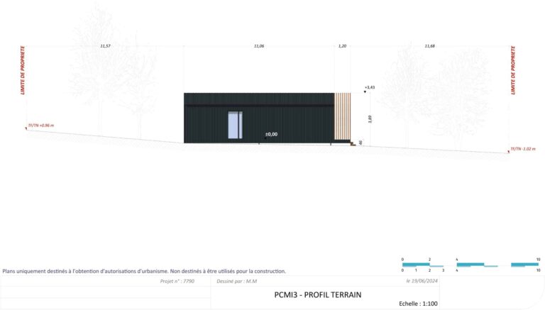 Exemple d'un Plan de Coupe