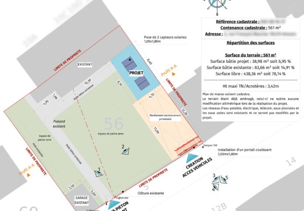Plan de situation et plan de masse