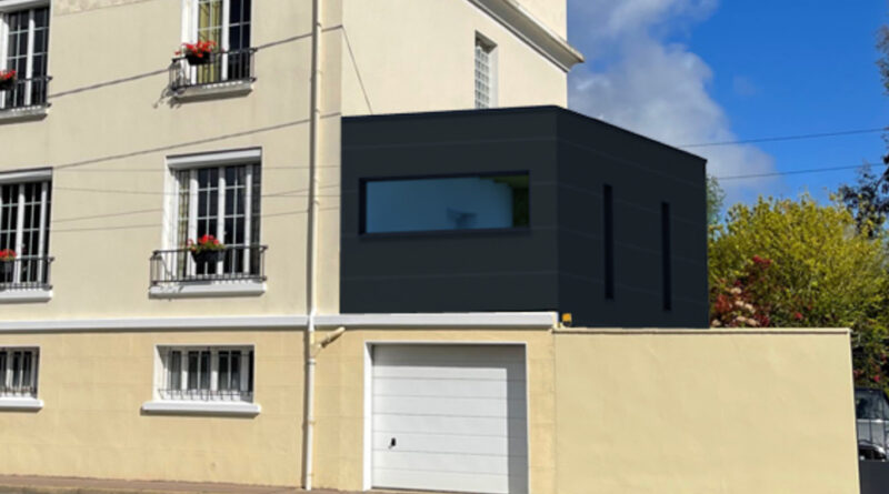 Insertion graphique Sarthe permis de construire extension