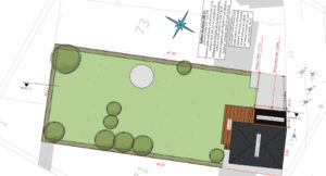 Plan de masse Sarthe permis de construire extension
