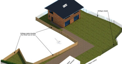 Projection 3D Vendée permis de construire maison