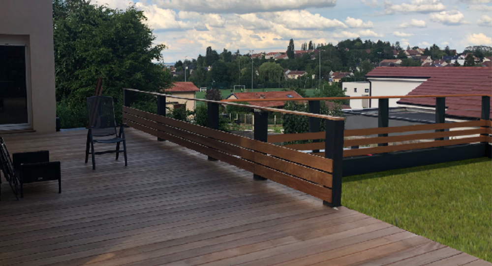 Insertion graphique Moselle déclaration préalable terrasse