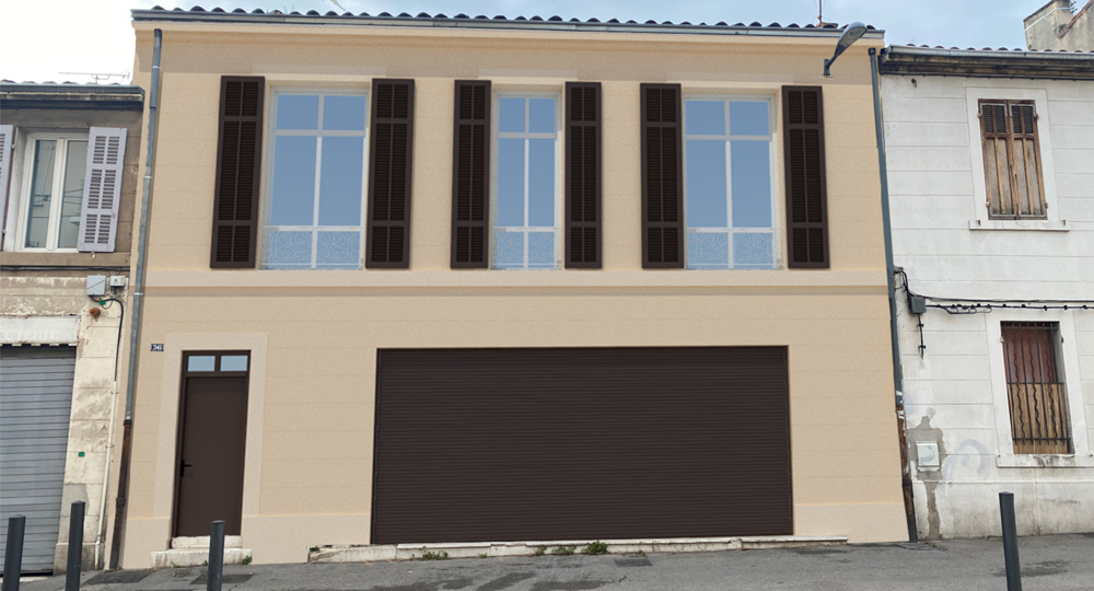 Insertion graphique Bouche du Rhône permis de construire de rénovation