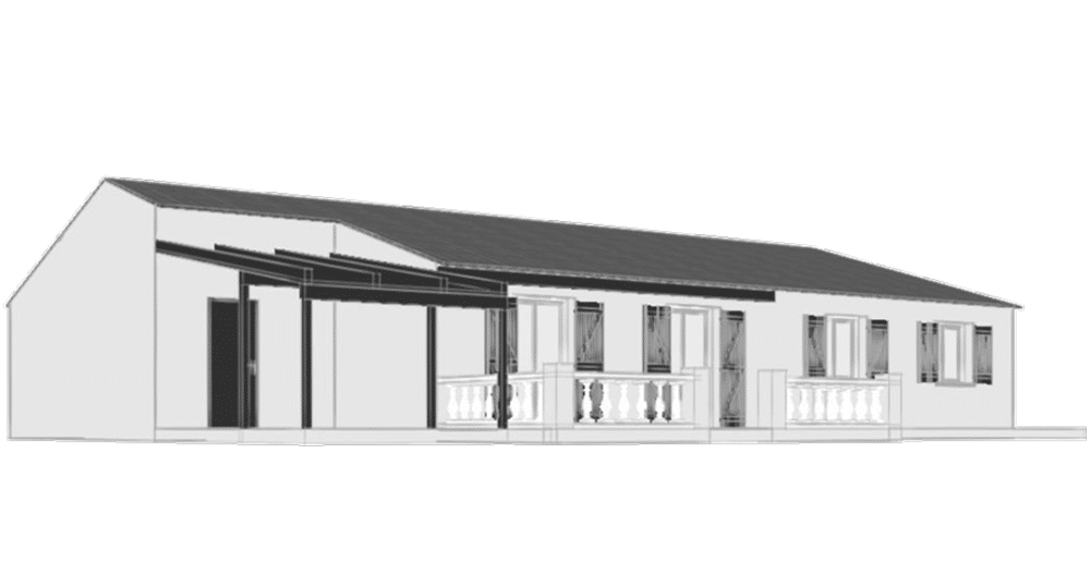 Esquisse Haute Garonne déclaration préalable pergola