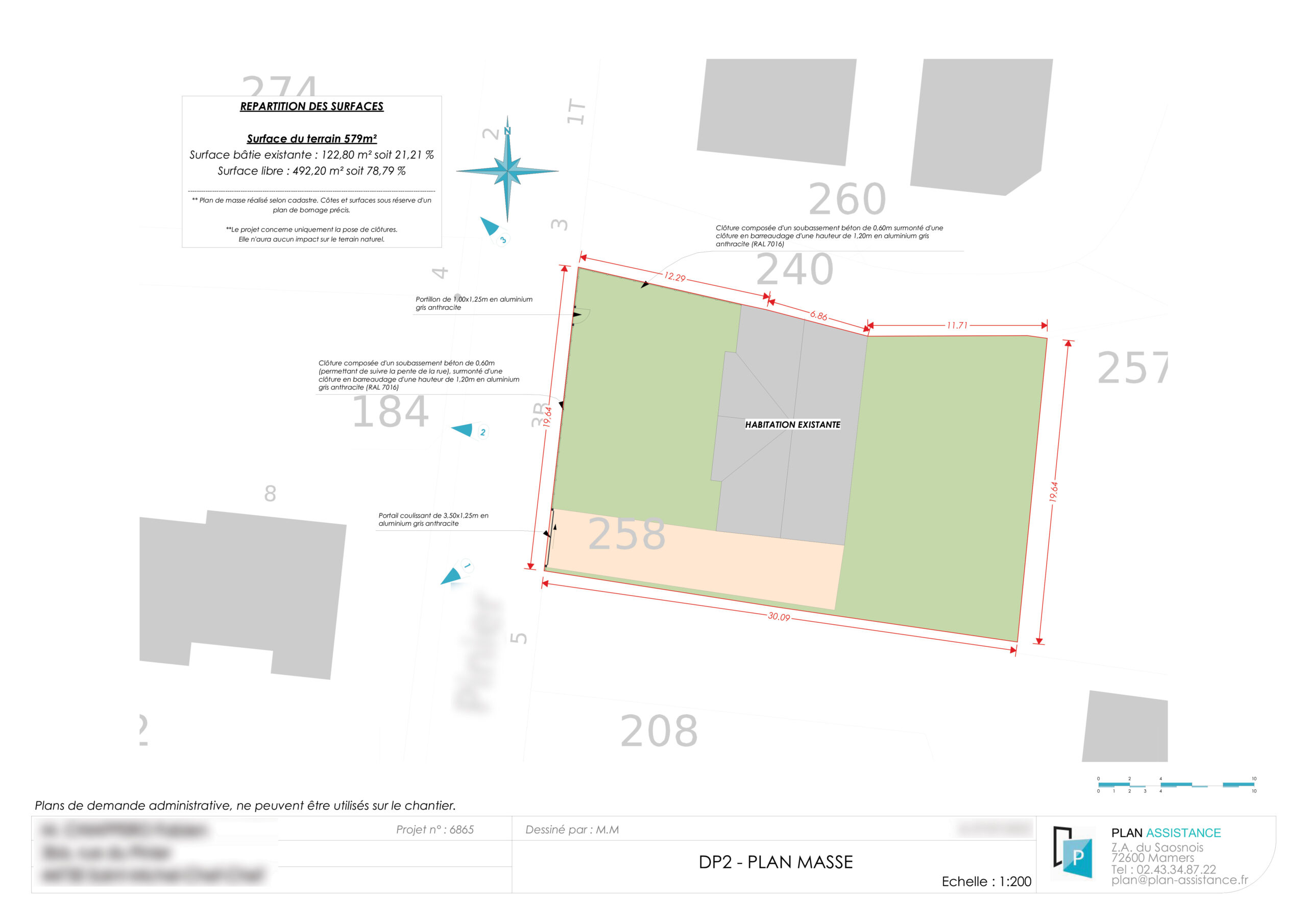 Plan de Masse